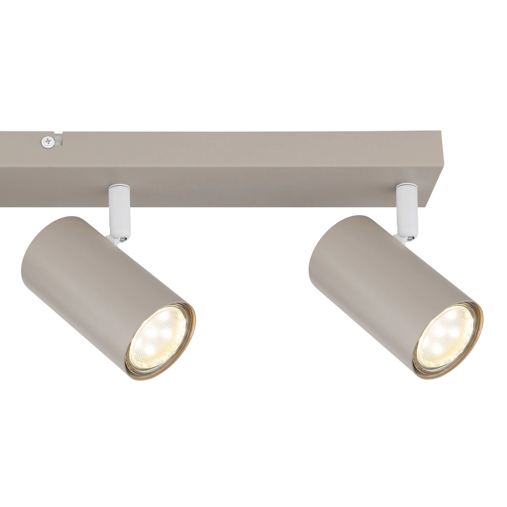 4-light ceiling spotlight Robby sand brown Globo 9007371572441