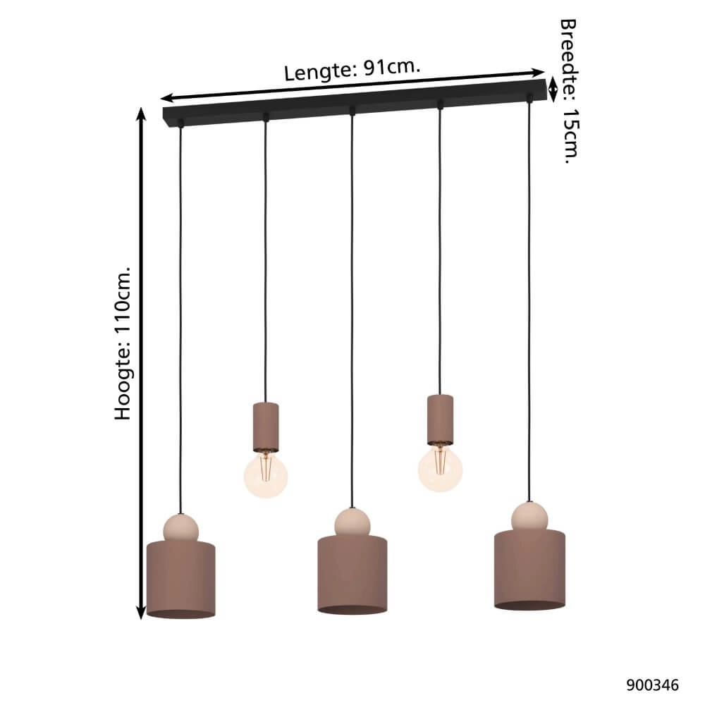Rural hanging lamp Gazzola Eglo 9008606235889