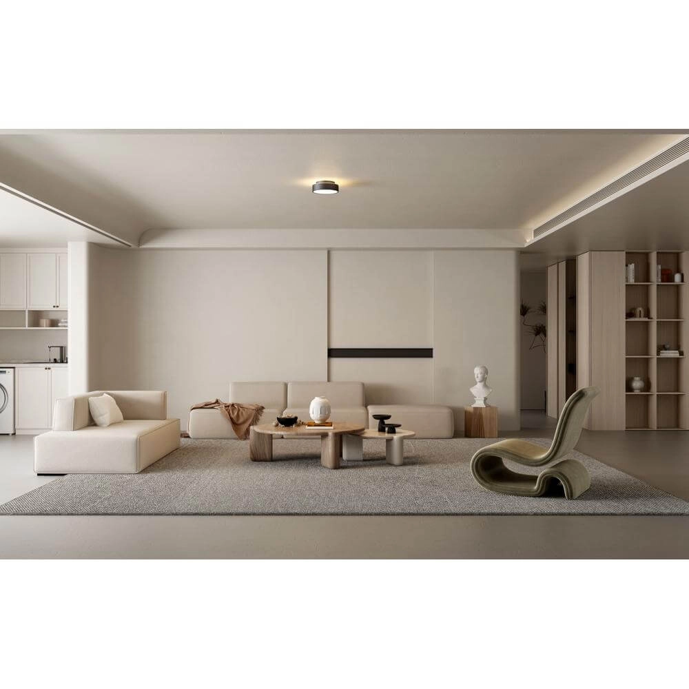 Ceiling lamp Chicago Ø 25cm black Artdelight 8720701101326