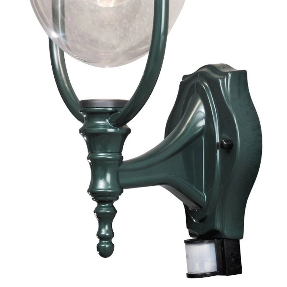 Classic wall lamp Parma green with motion detector KonstSmide 7318307235609