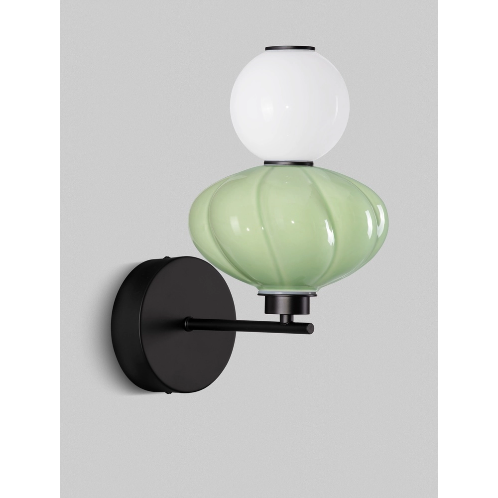Wall lamp Oneta white - green Lyora 5212017473974