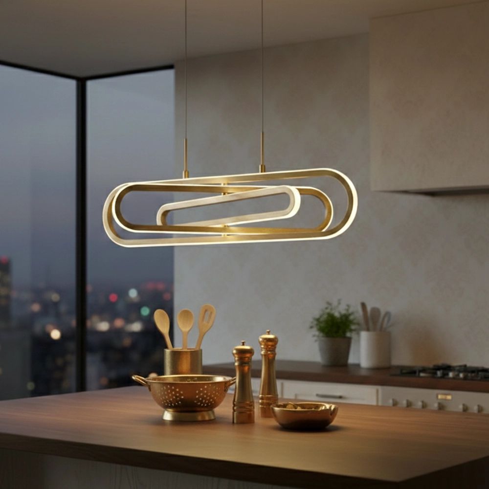 Design pendant lamp Arte Gold Oval