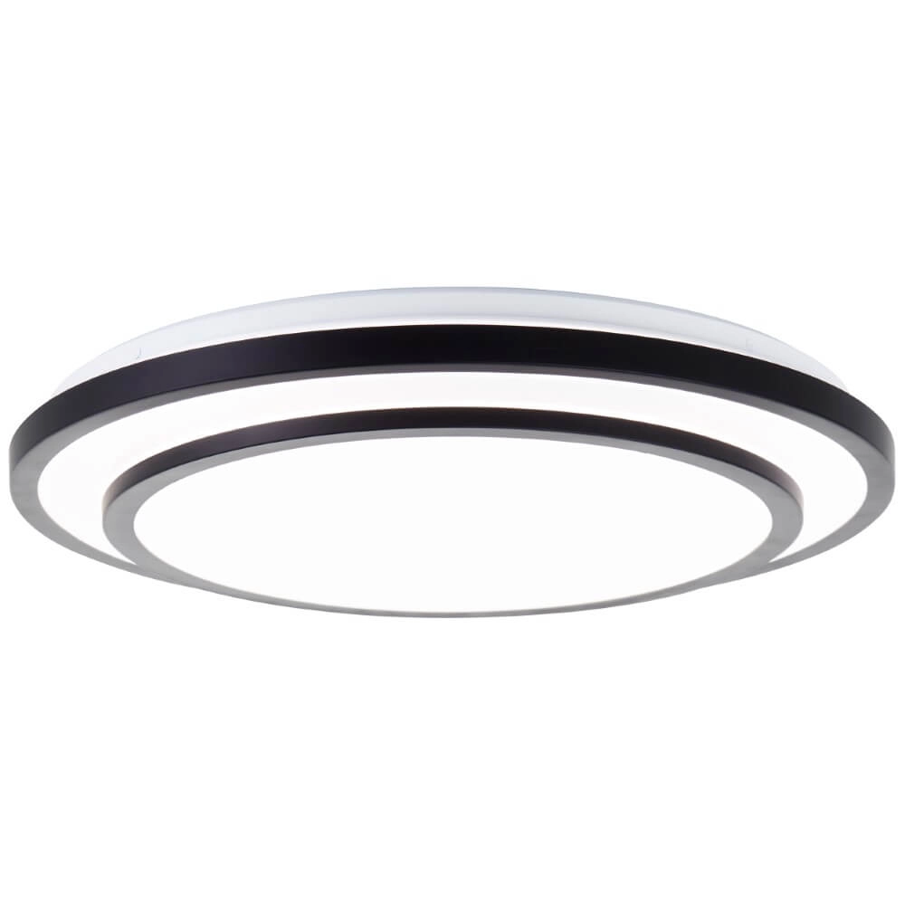 Black ceiling lamp Luciano Ø 49.5cm