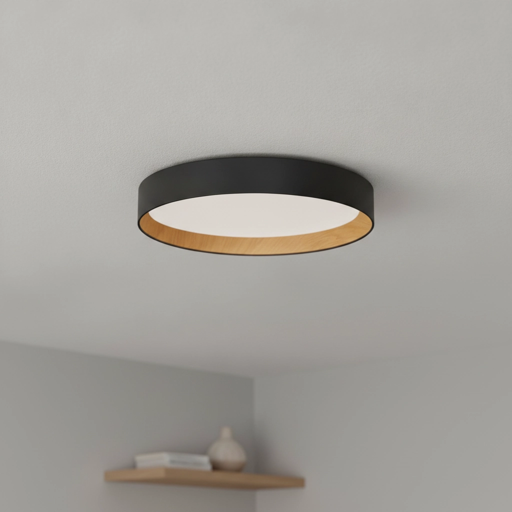 Ceiling lamp Stake black Ø 60cm