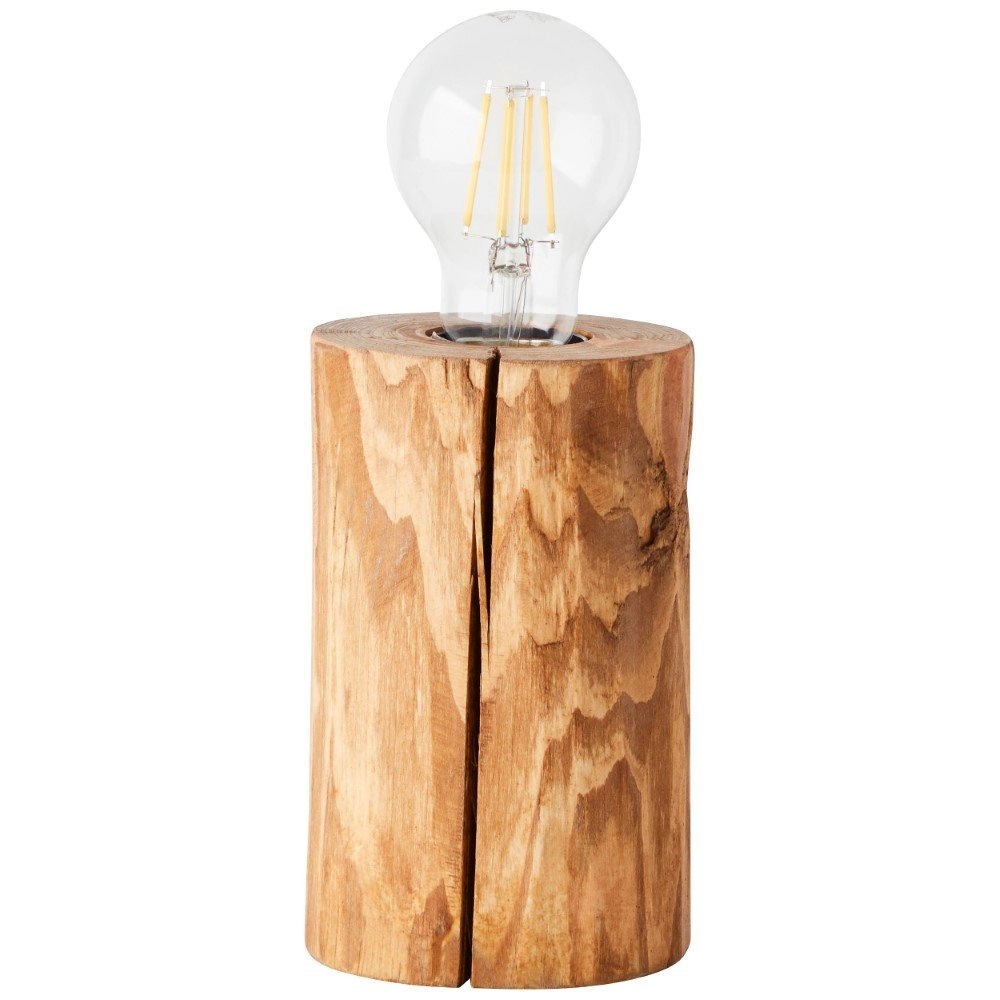 Wood table lamp Trabo 15cm wood brown Brilliant 4004353393501