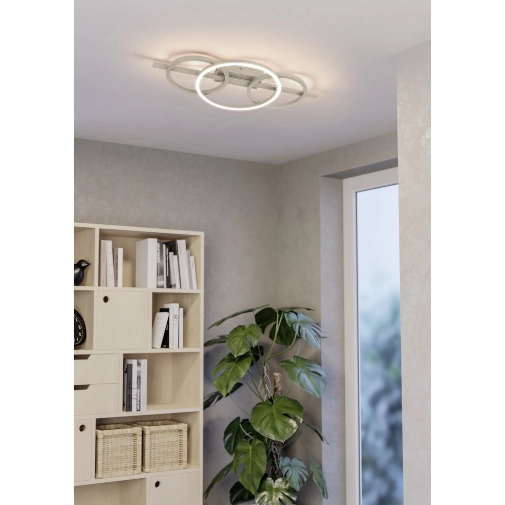 Design ceiling lamp Planillo sand brown round