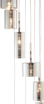 Vide pendant lamp Linen 9-light Searchlight 5053423098111