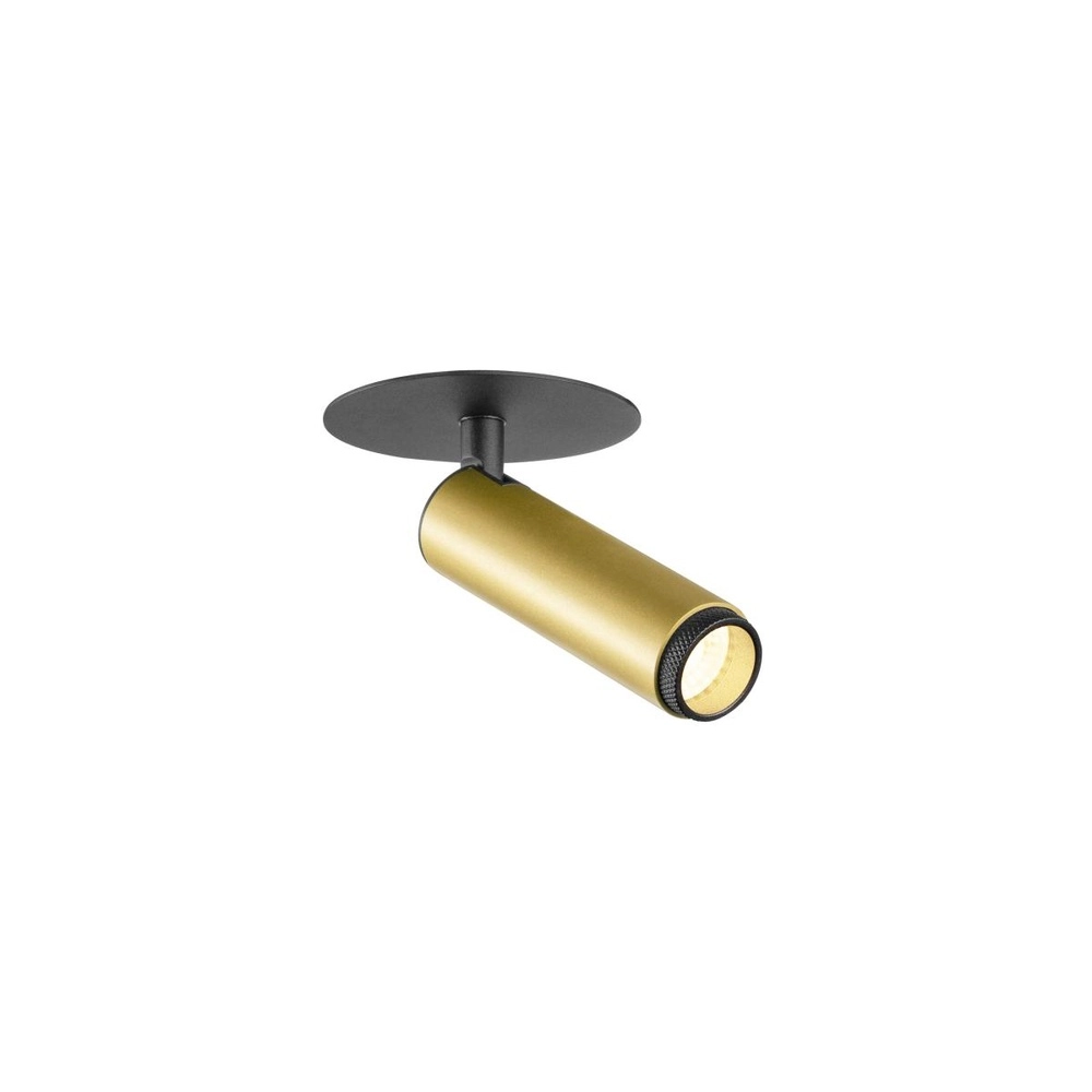 Recessed spotlight Grip! S gold with black 3000K SLV 4024163304771