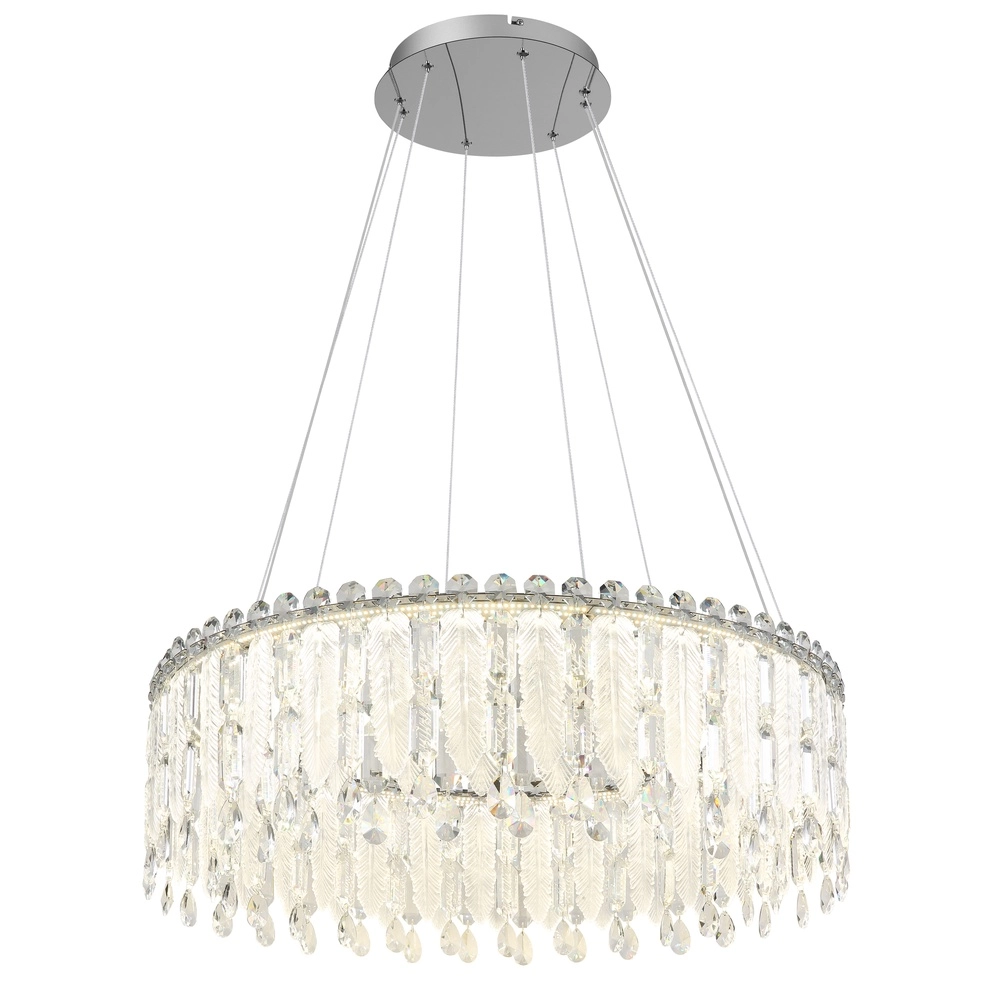 Pendant lamp Klunka chrome Ø 79.5cm