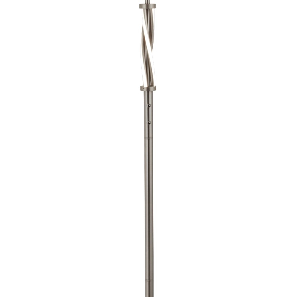 Floor lamp Vegas metallic gray with white Searchlight 5053423139319