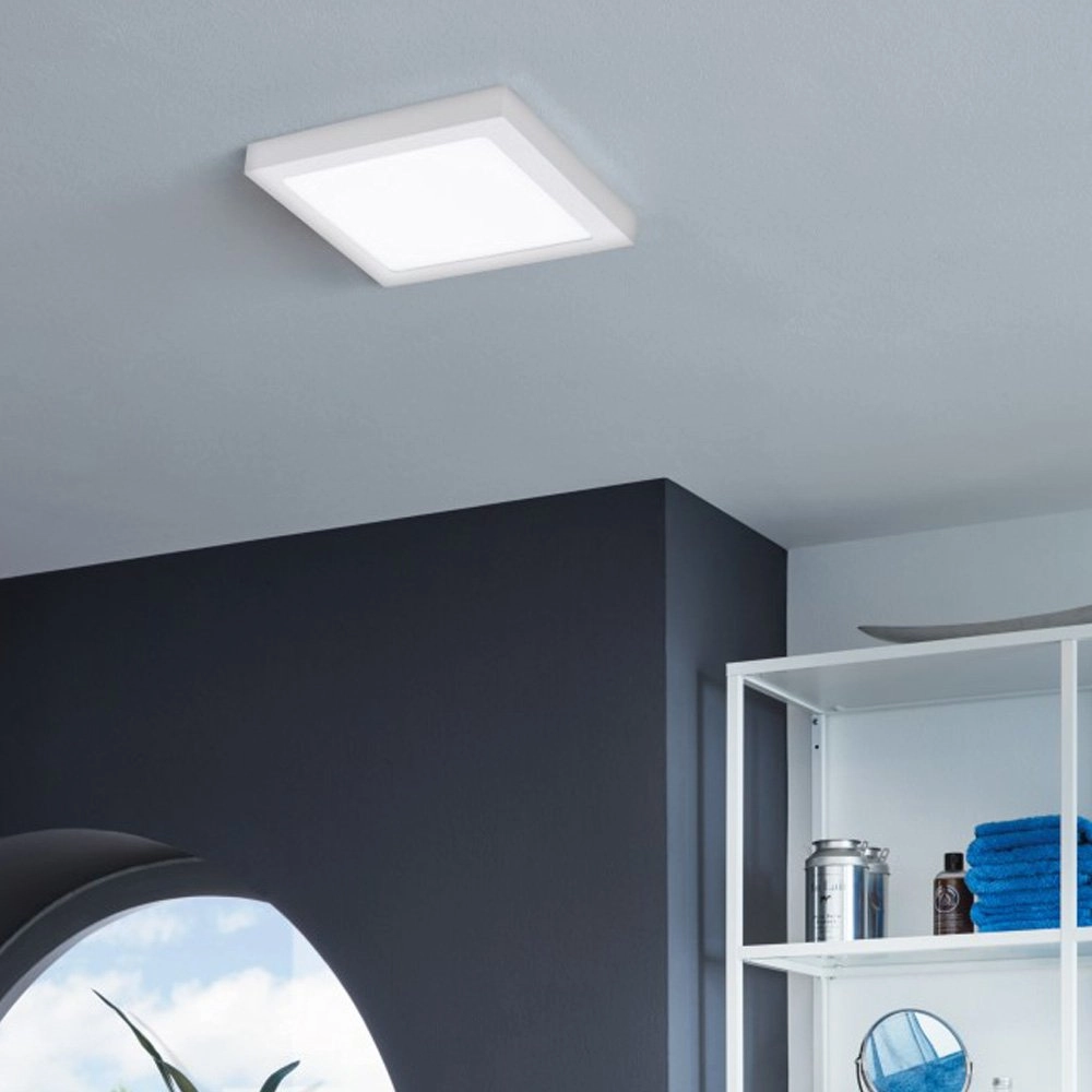 LED flush ceiling light Fueva-C Square 30cm white Eglo 9002759966737
