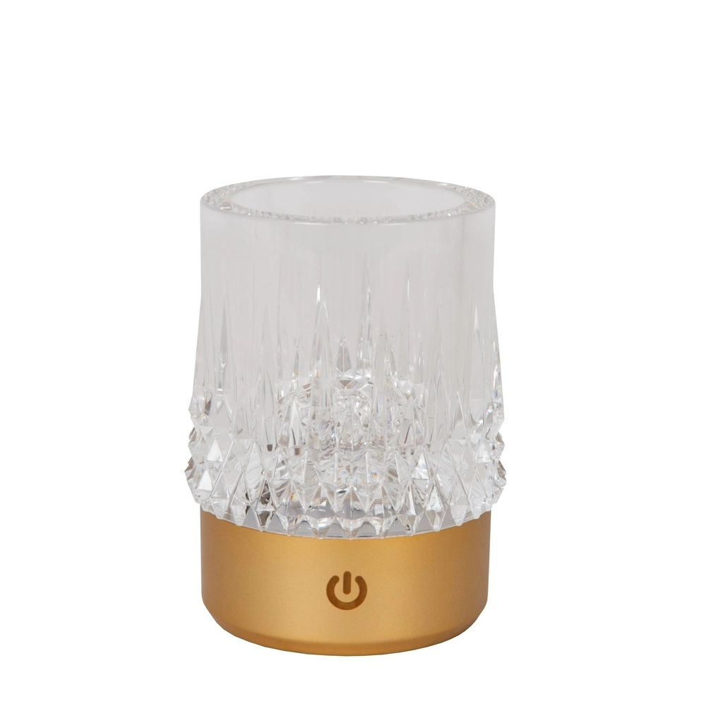 Rechargeable table lamps Lily Set of 3 Gold