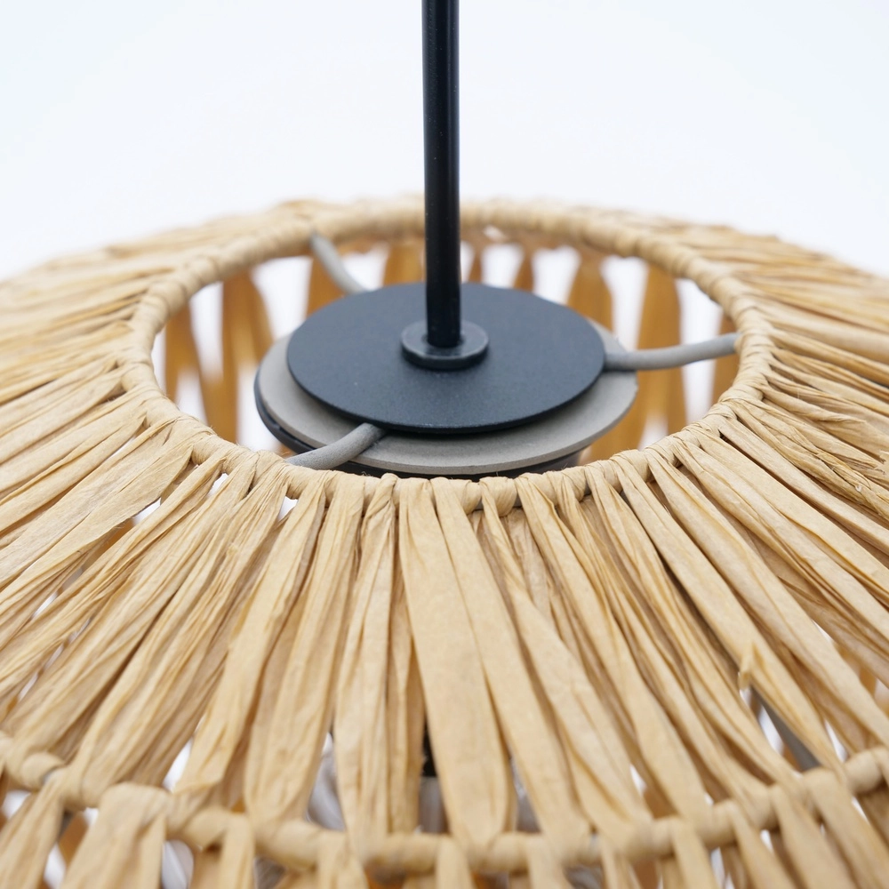 Rattan pendant lamp Sheldon Ø 38cm Eglo 9008606359783