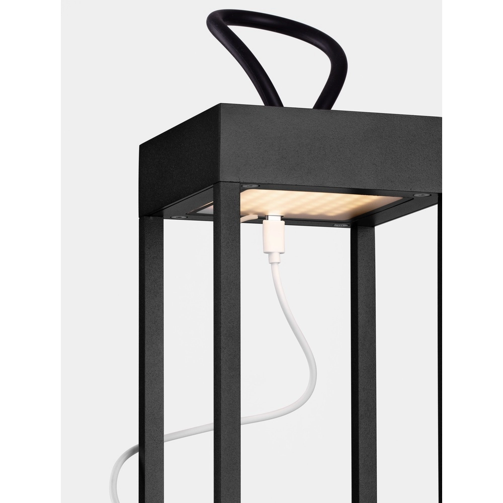 Black table lamp Lucia Rechargeable Lyora 5212017448224