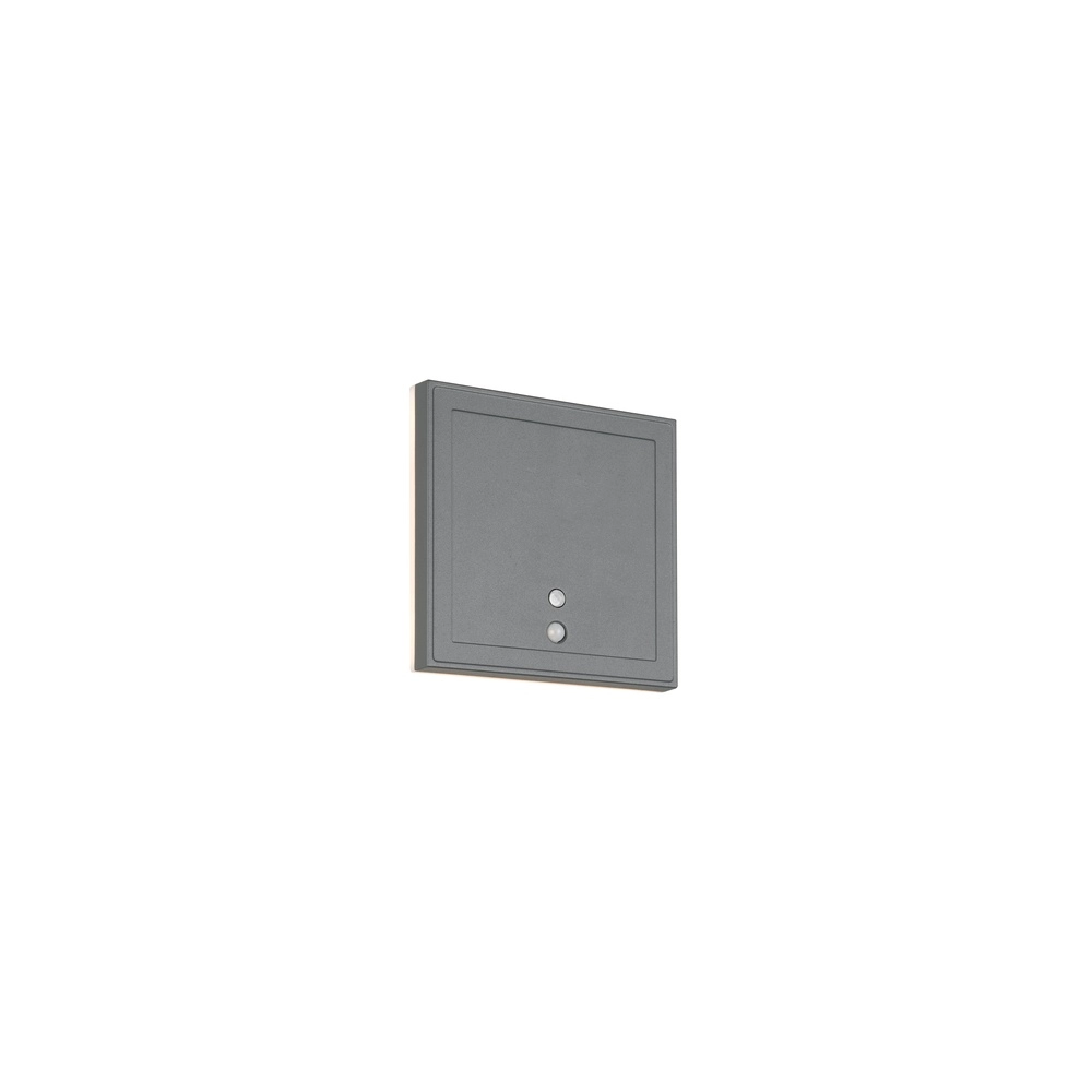 Design wall lamp Fortaleza square anthracite