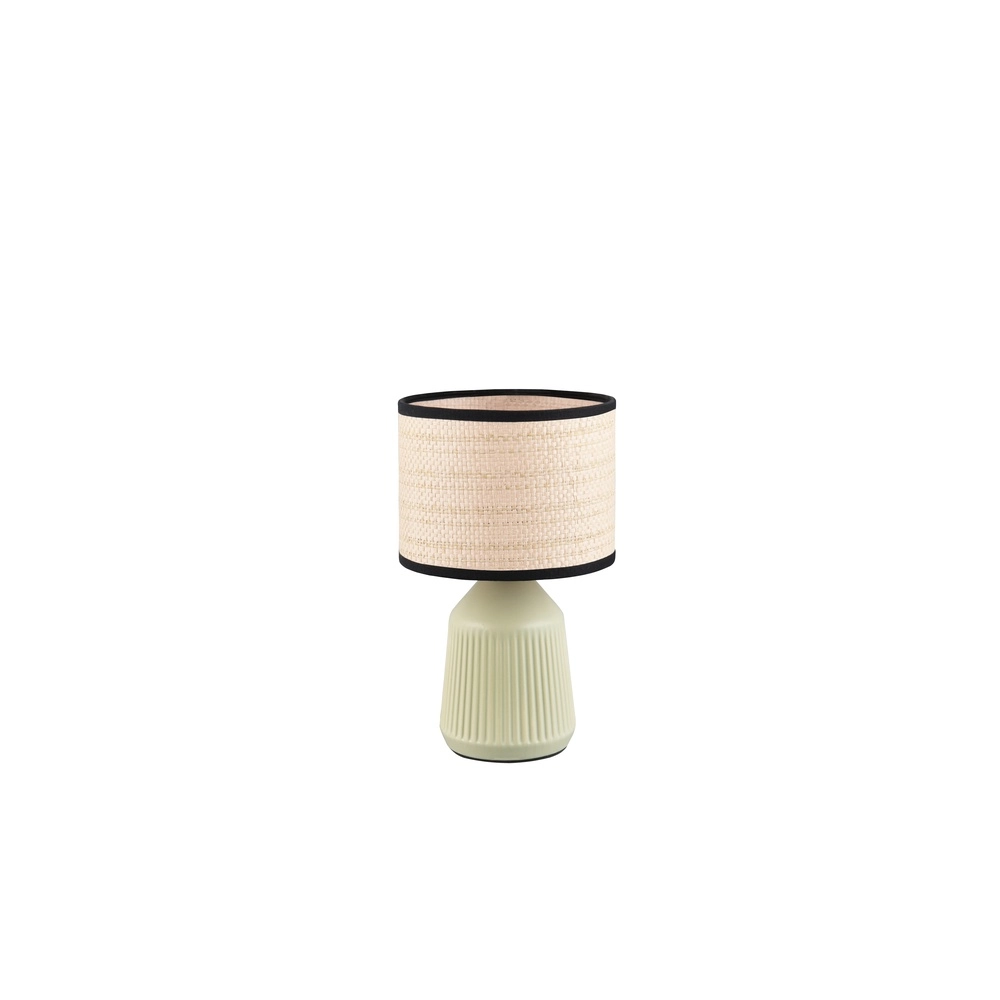 Table lamp Formentera Ø 16cm green Trio 4017807692068