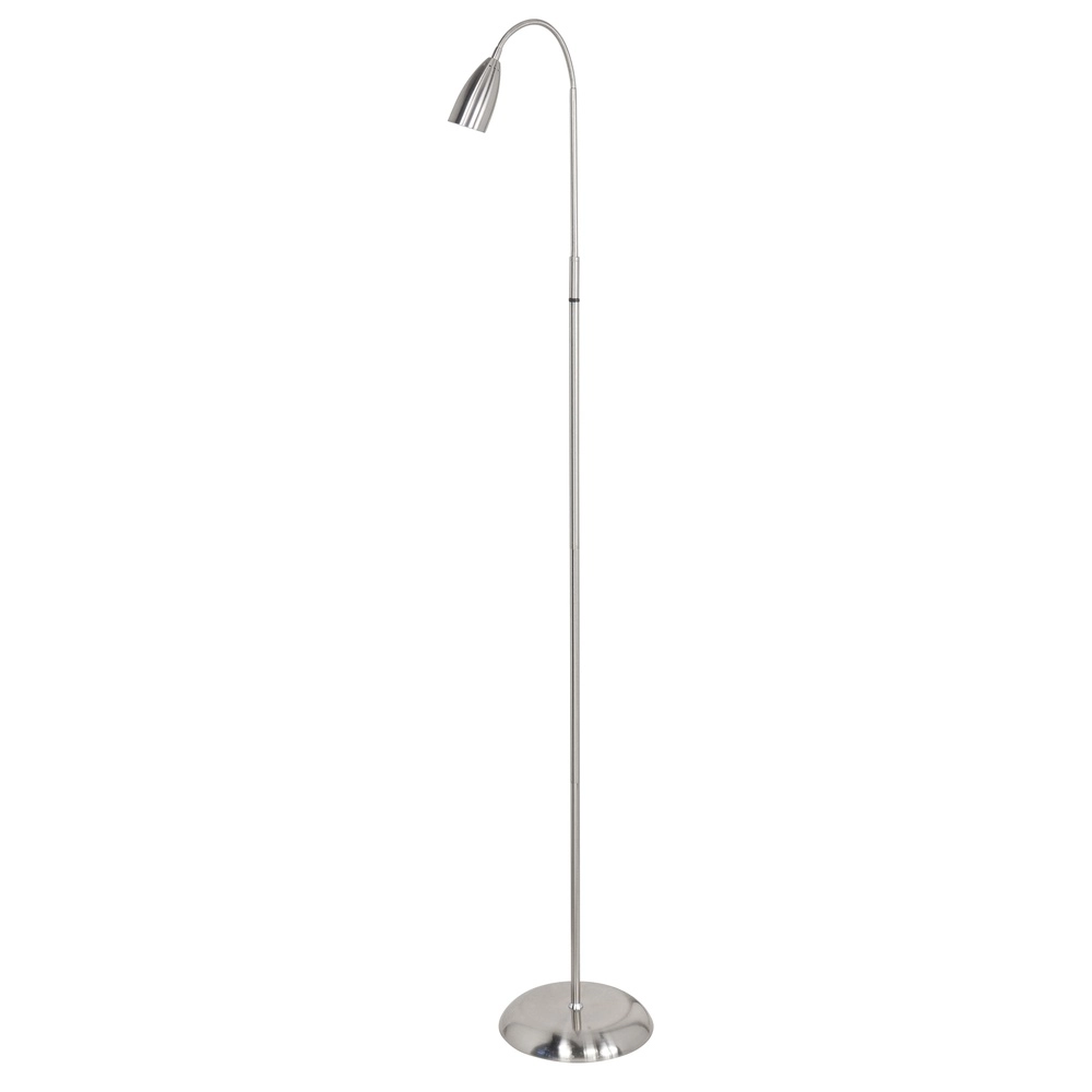 Modern floor lamp Touchy Metal nickel