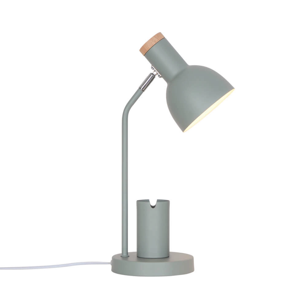Green desk lamp Devone with pen holder Nordlux 5704924024559