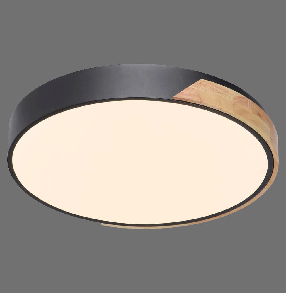Round ceiling lamp Q-Bila black Paul Neuhaus 4012248366219