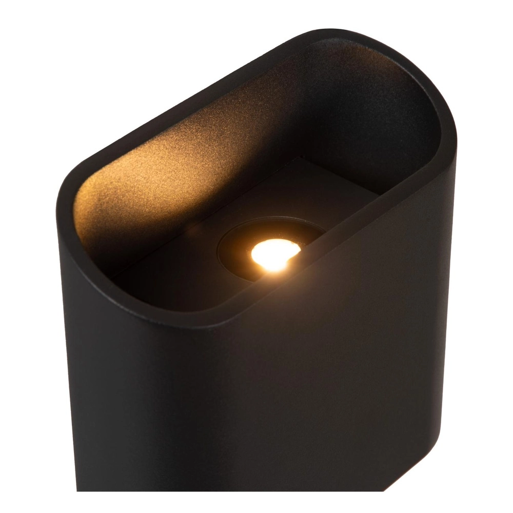 Design wall lamp Atila up and down black IP65 Lucide 5411212680105