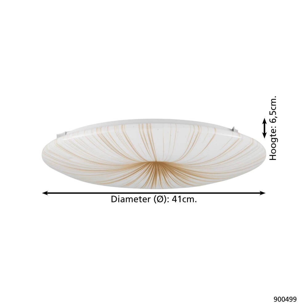 Ceiling lamp with LED Nieves 1 Ø 41cm Eglo 9008606239641