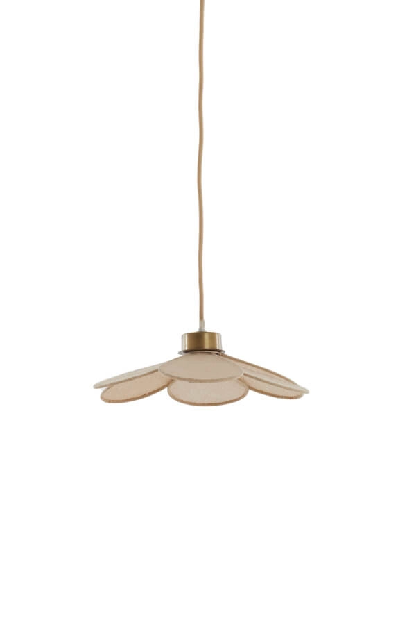 Pendant lamp Fyano flower cream Ø 30.5cm Light & Living 8717807706678