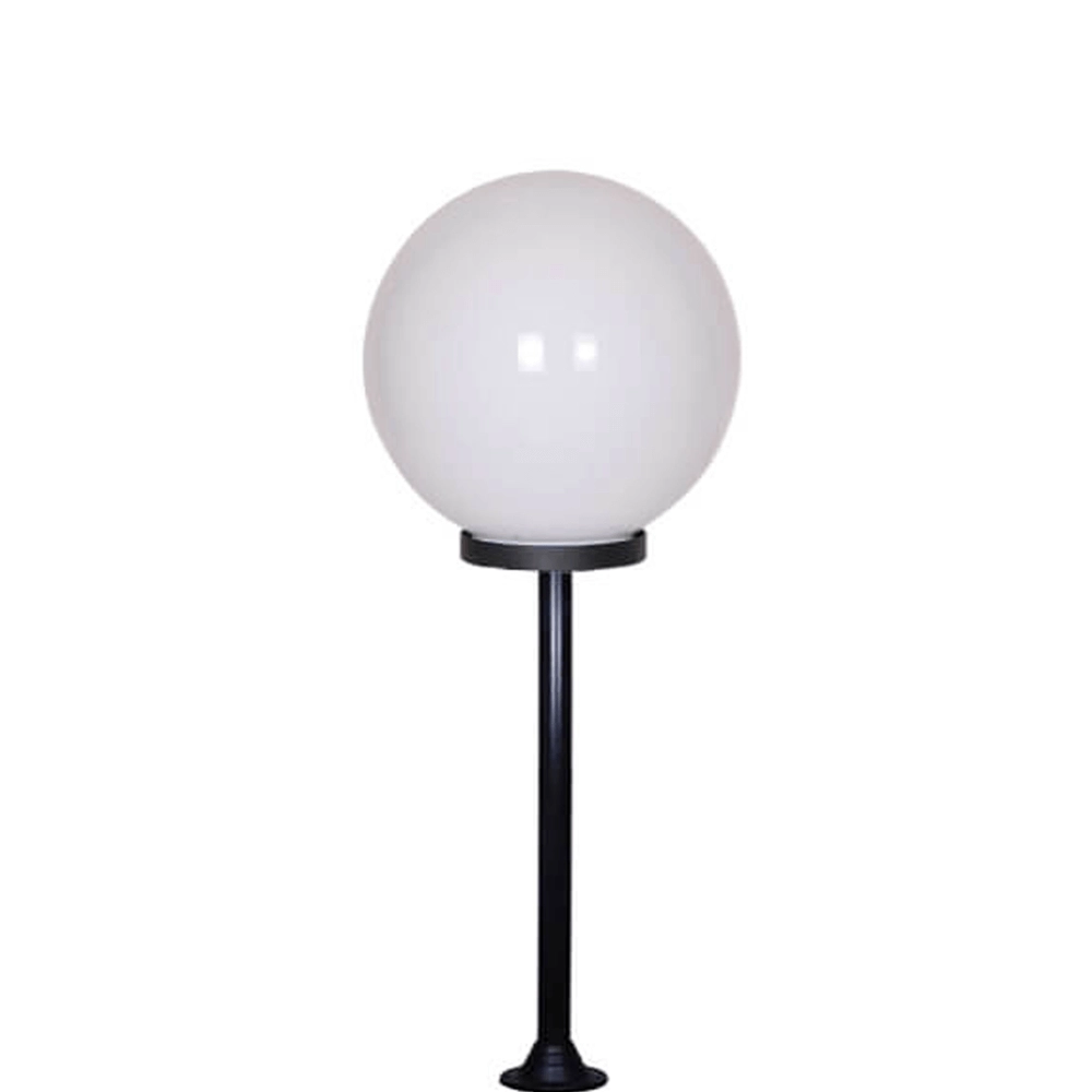Bulb lamp Bolano 141cm. Standing Opal