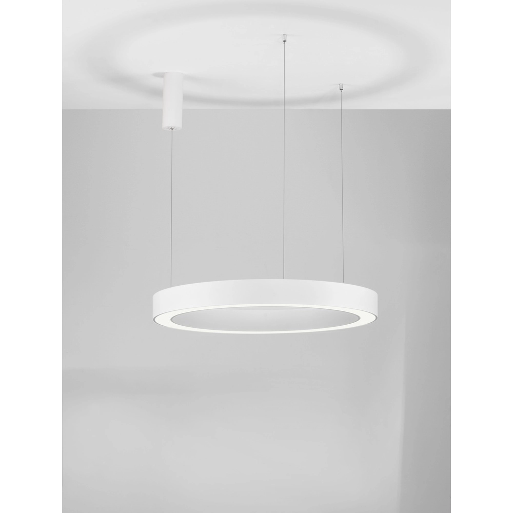Pendant lamp Morbido white Ø 80cm