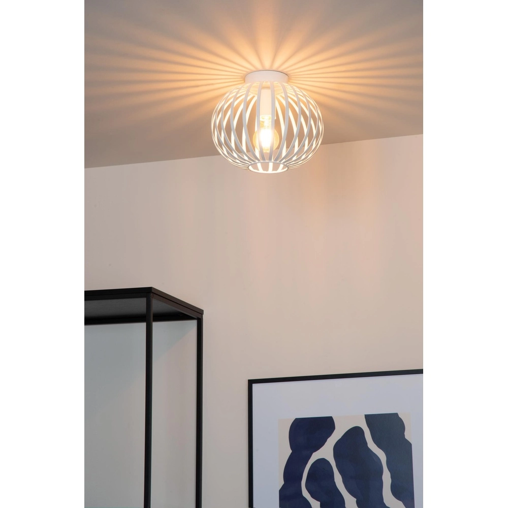 Ceiling lamp Manuela Ø 25cm white Lucide 5411212810243