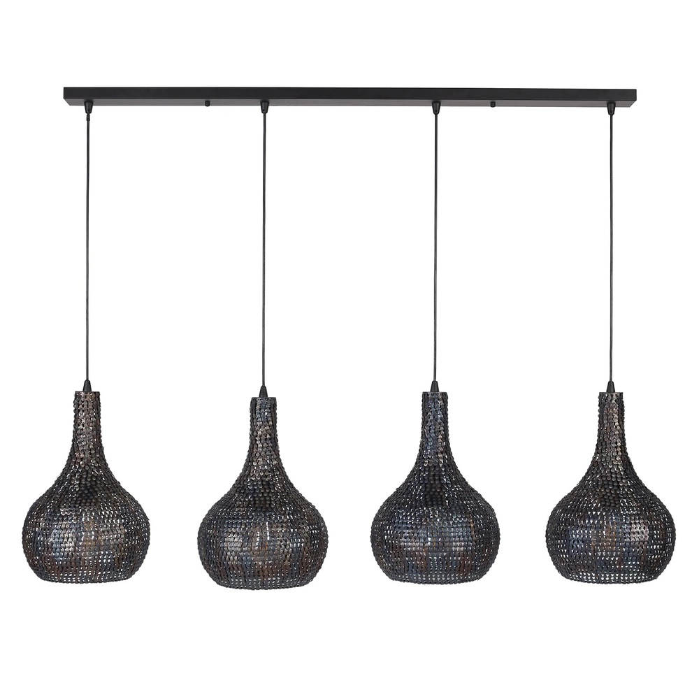 4L pendant light Armor 4x Ø 25cm Lyora 8716803512900