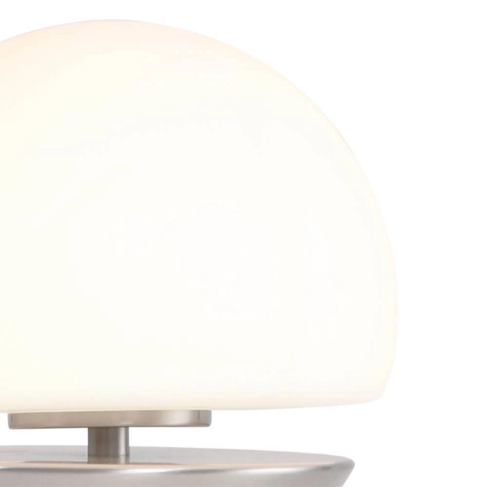 Table lamp Ancilla 17cm metallic gray Steinhauer 8712746114331