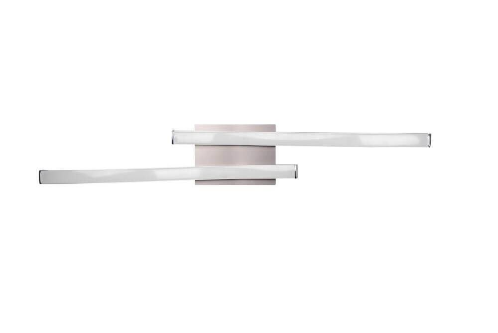 LED ceiling lamp Route Stainless steel 4000K Trio 4017807521696