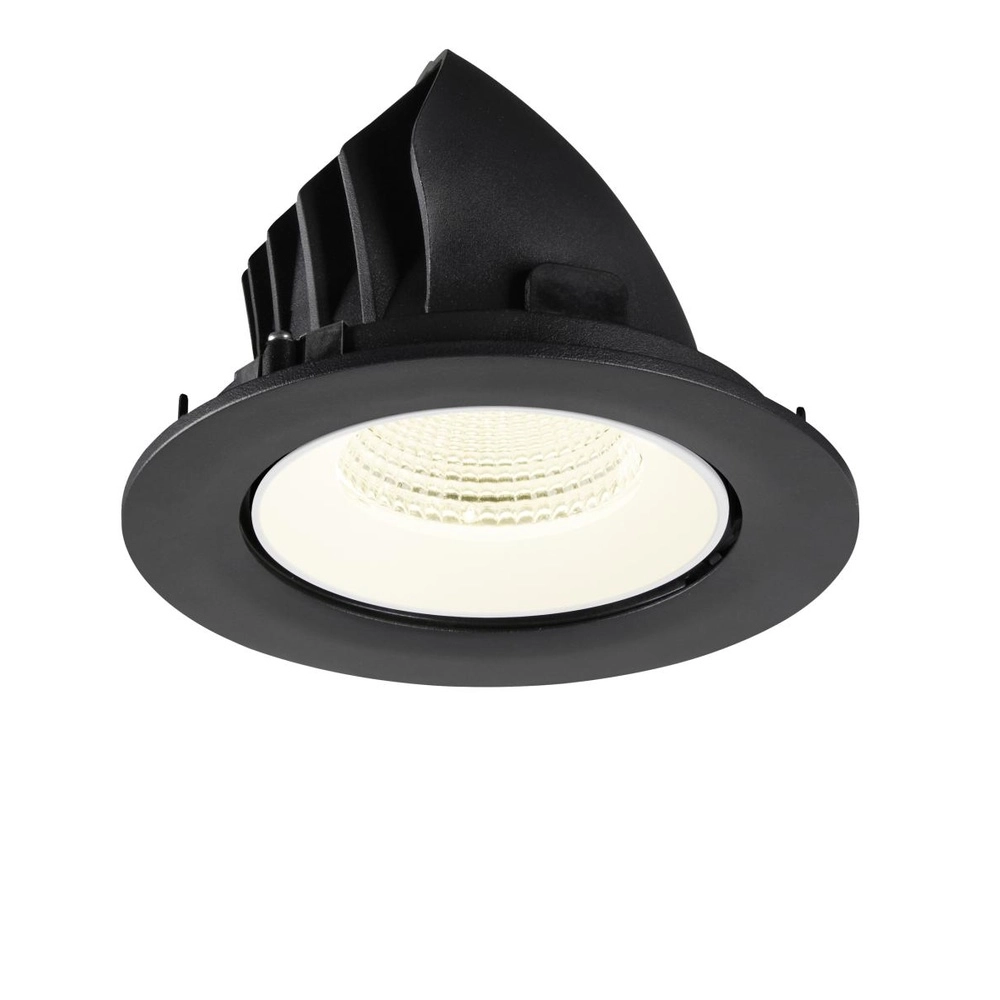 Recessed spotlight Numinos Gimble L black/white 4000K - 55deg SLV 4024163310086