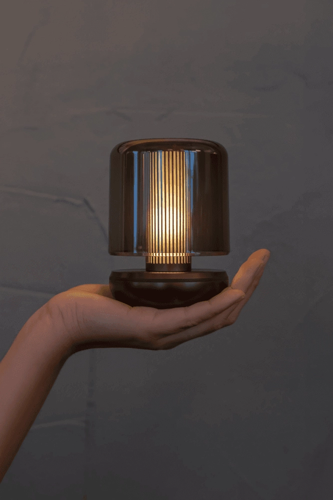 Rechargeable table lamp Firefly bronze smoked Humble 6097522865846