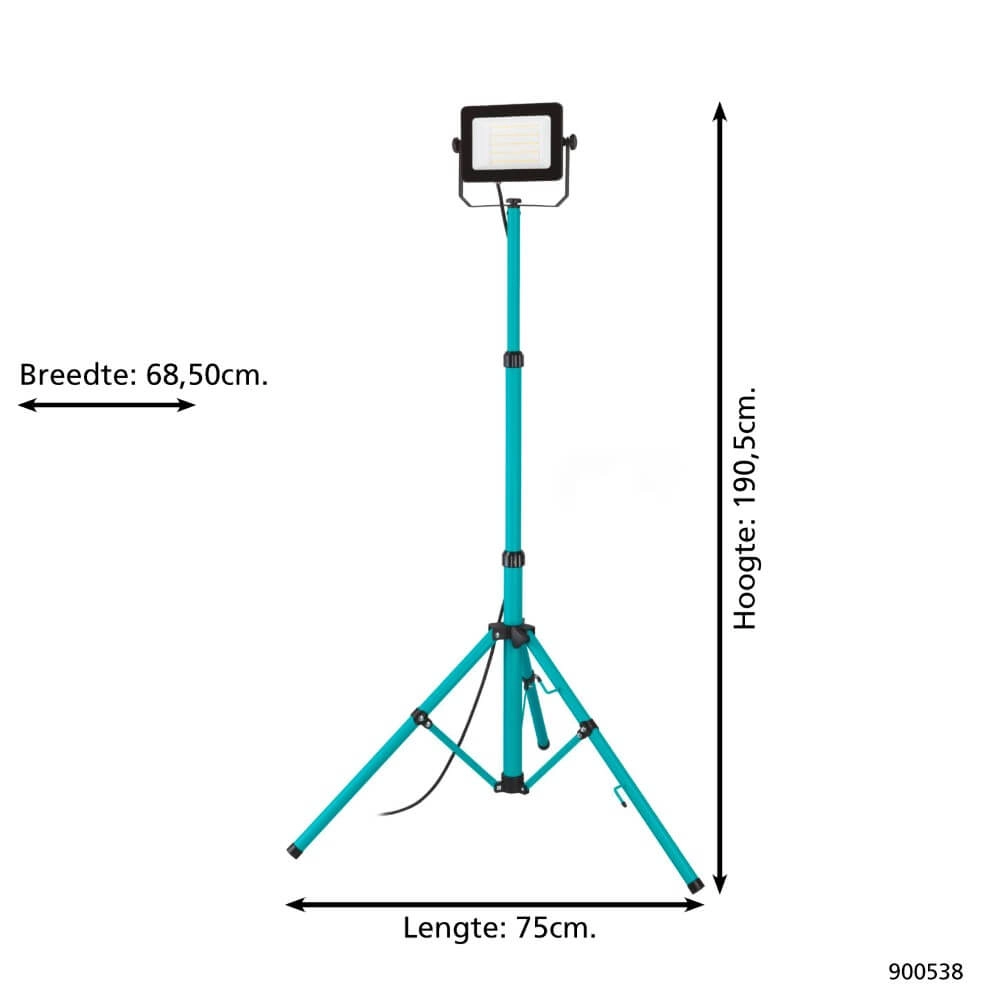 LED construction light on tripod Avelar 52W Eglo 9008606258475