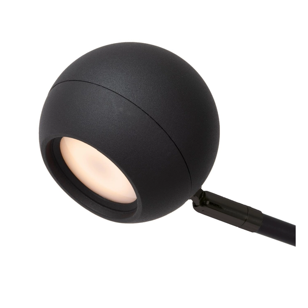 Rechargeable desk lamp Comet Black Lucide 5411212361288