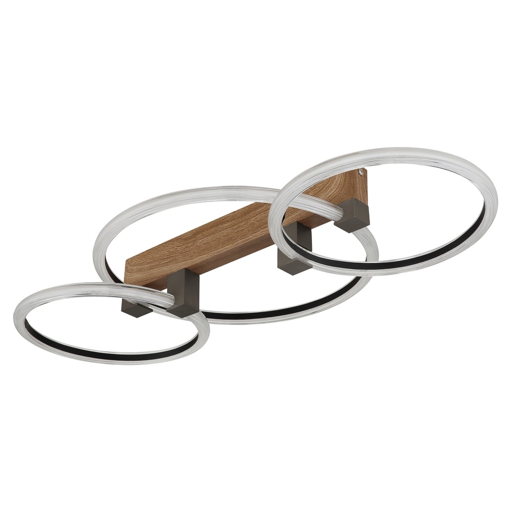 Wooden ceiling lamp Fletcher Design Globo 9007371580293