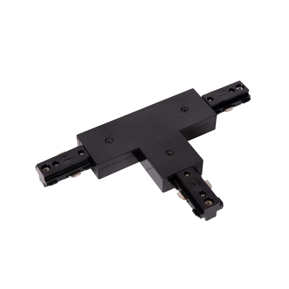 Rail T-connector (A) Track 1-phase black