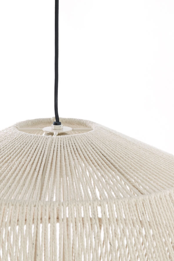Scandinavian pendant lamp Deya cream Ø 49cm Light & Living 8717807744939