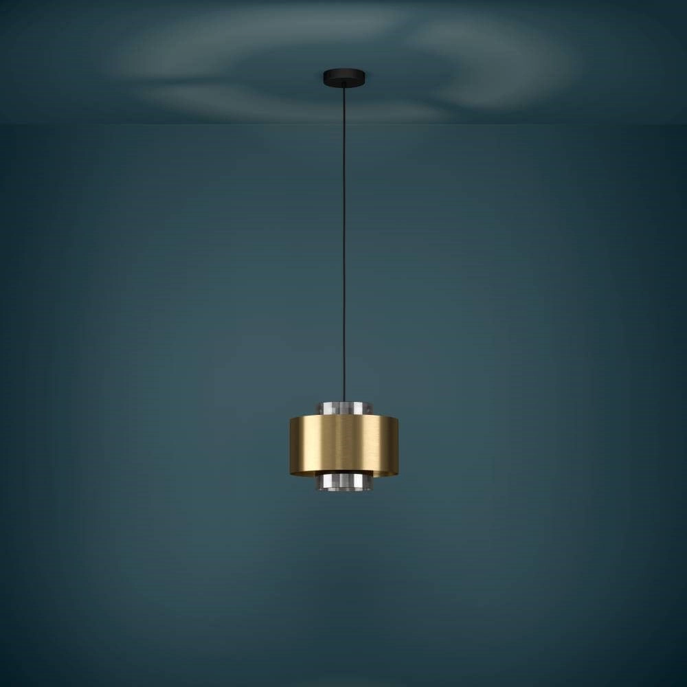 Gold hanging lamp Duglia Ø 28cm Stars of Light 9008606221271