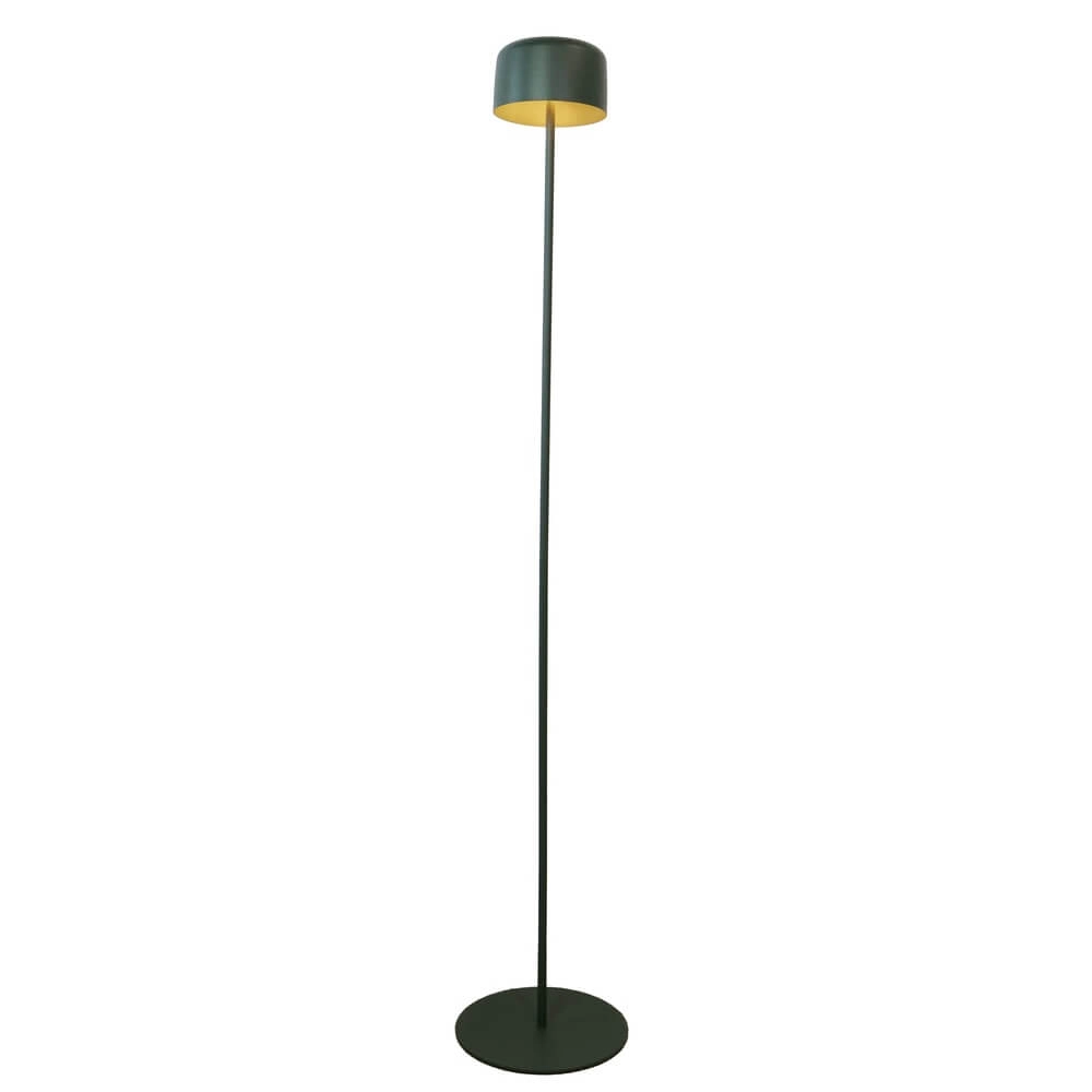 Sleek patio lamp Roccanova Solar Green with USB Eglo 9008606355099