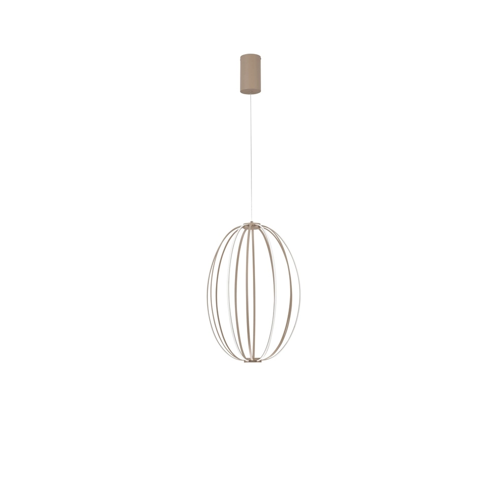 Pendant lamp Brea beige Ø 40cm Lyora 5212017494399