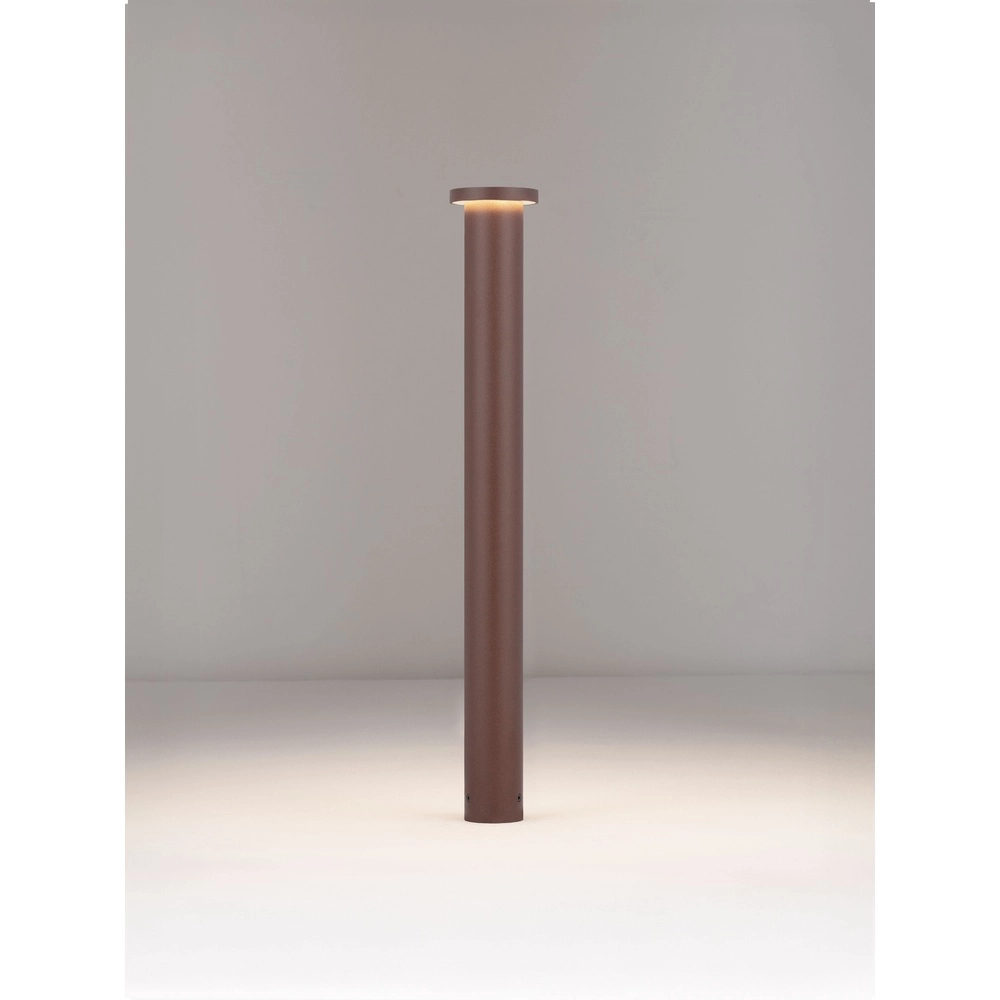 Modern path lighting Bast rust brown 65cm - 2700K Lyora 5212017497673