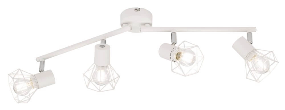 White surface-mounted spotlight Ran 4-light