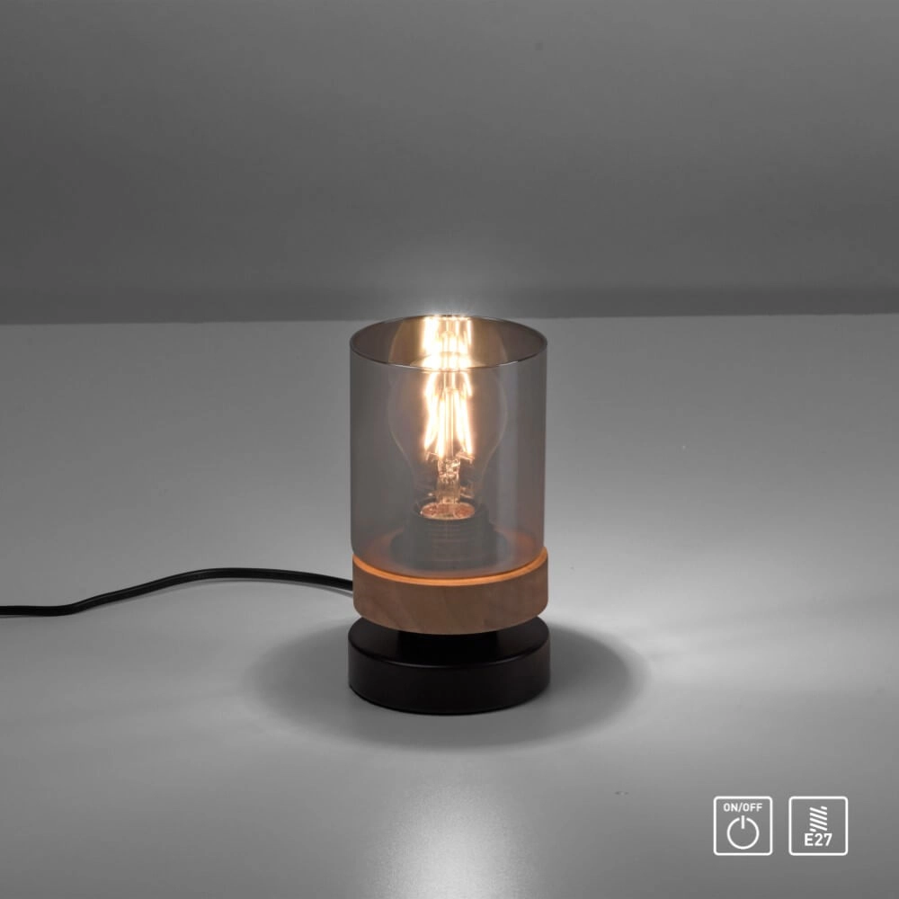 Table lamp Pasqual black Just Light 4043689986087
