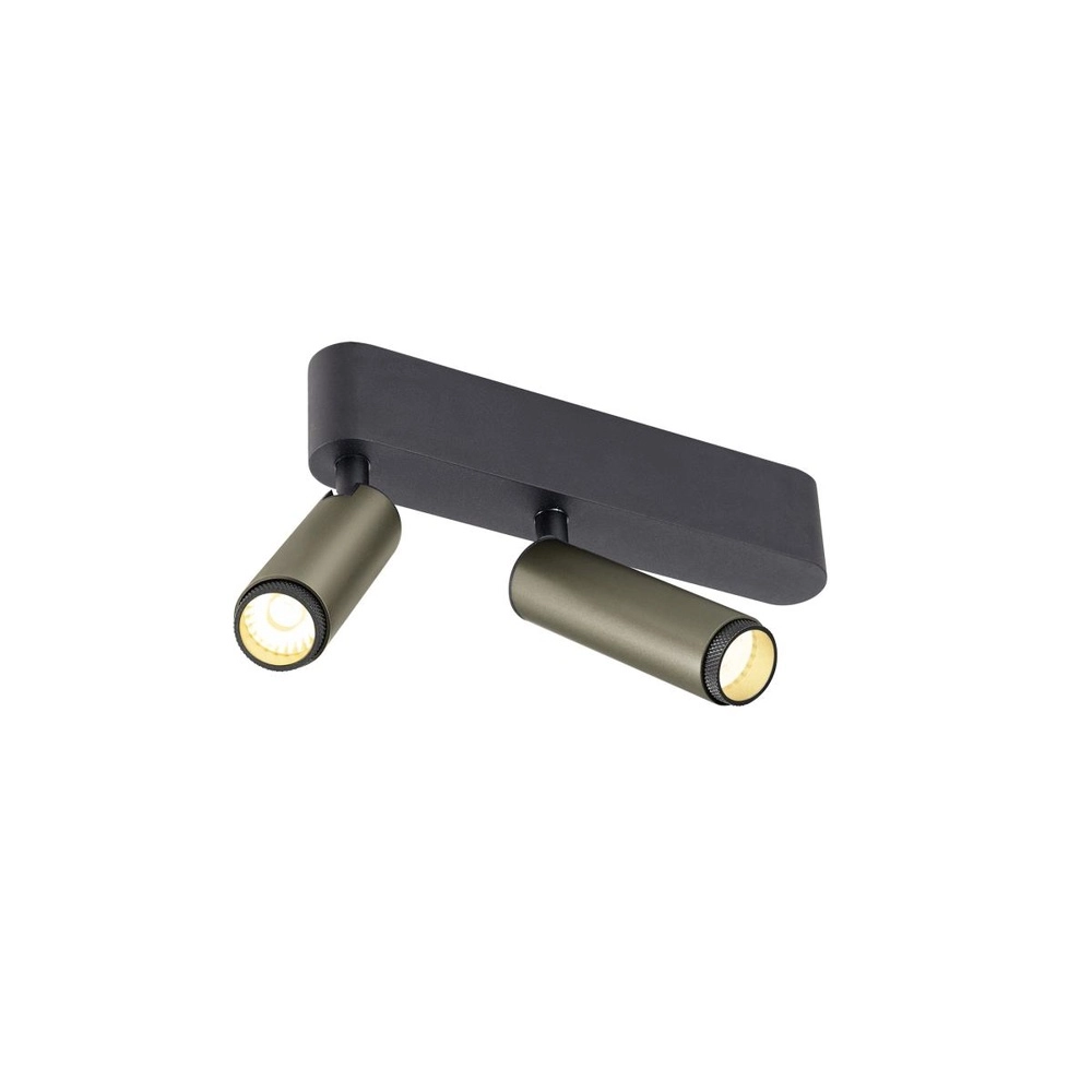Surface-mounted spot Grip! S 2-light bronze 3000K SLV 4024163304870