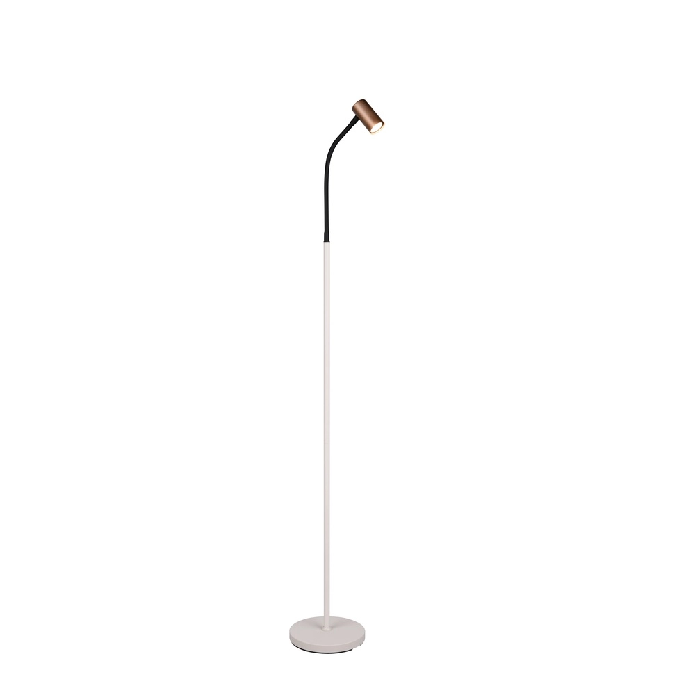 Design floor lamp Taryn mocha brown Trio 4017807685770