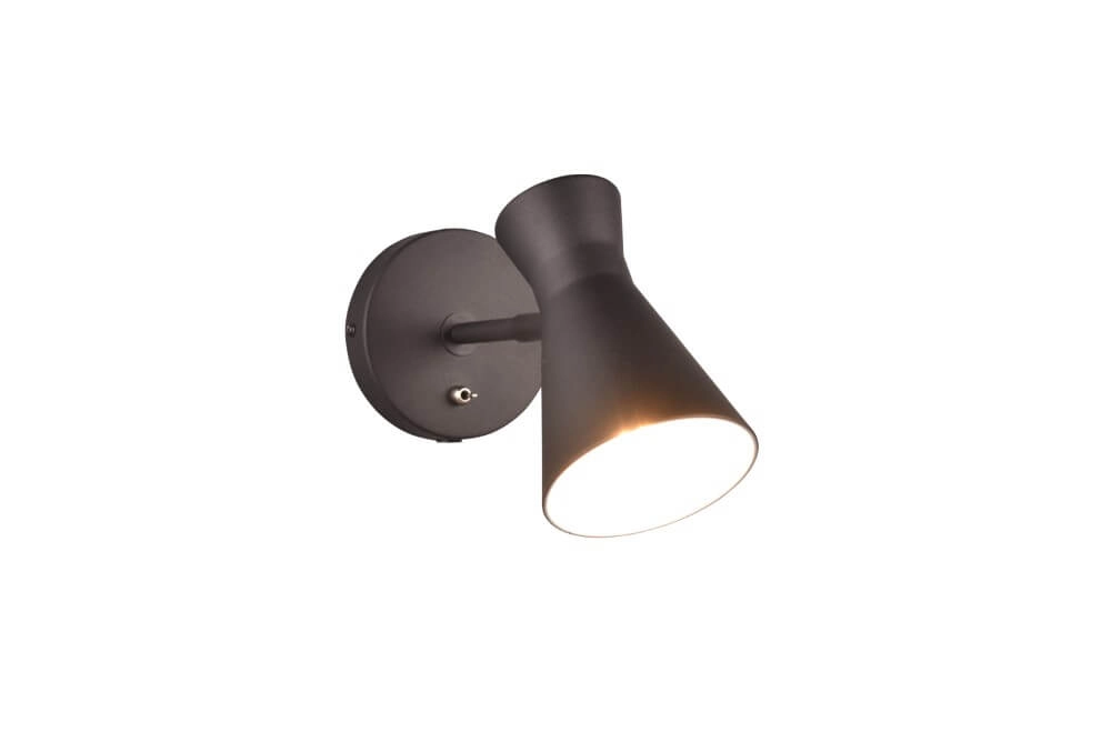 Bedlampje Enzo zwart