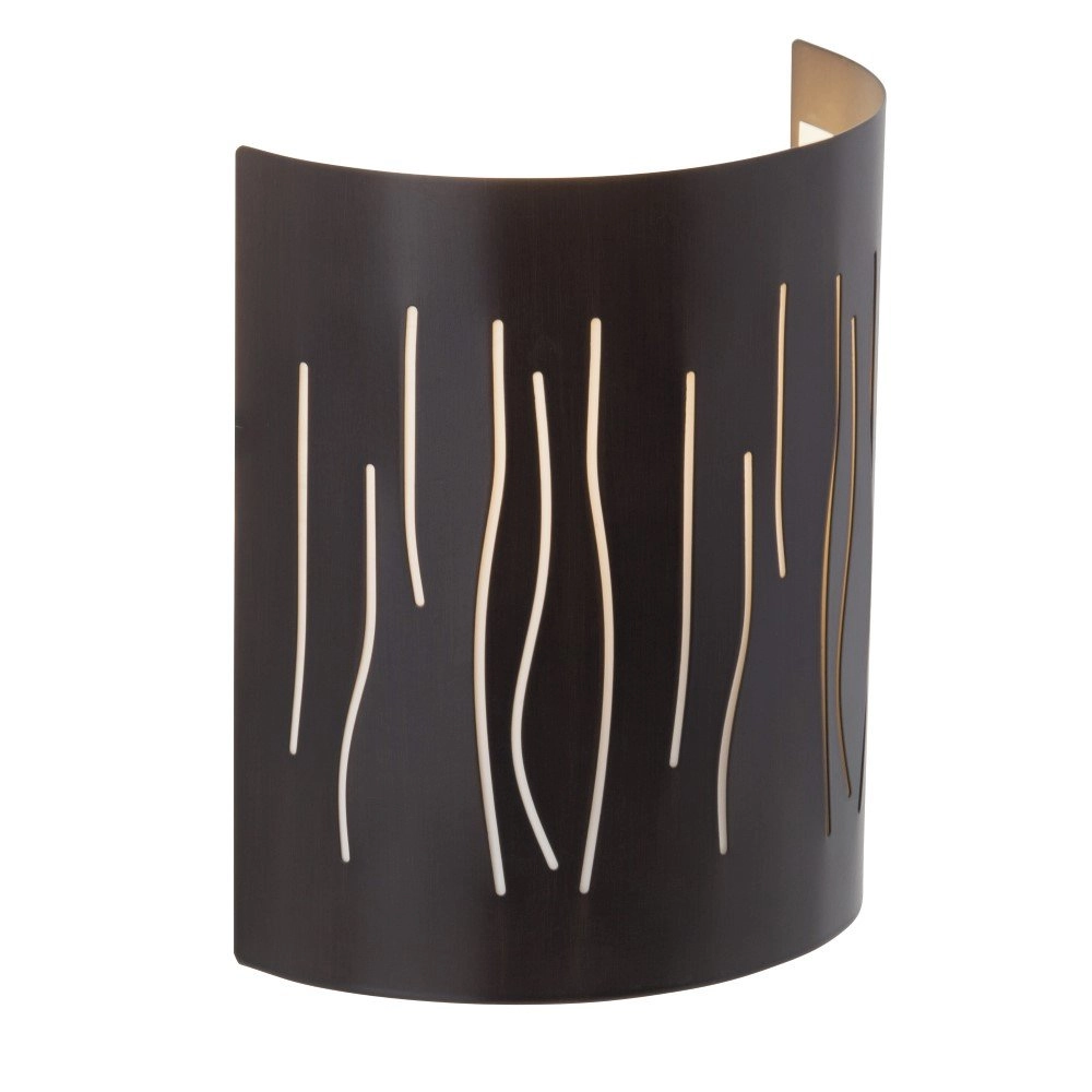 Dark brown wall lamp Kinley