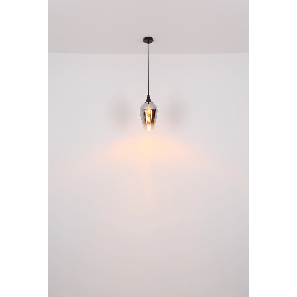 Pendant lamp Lavus smoke glass Globo 9007371450008